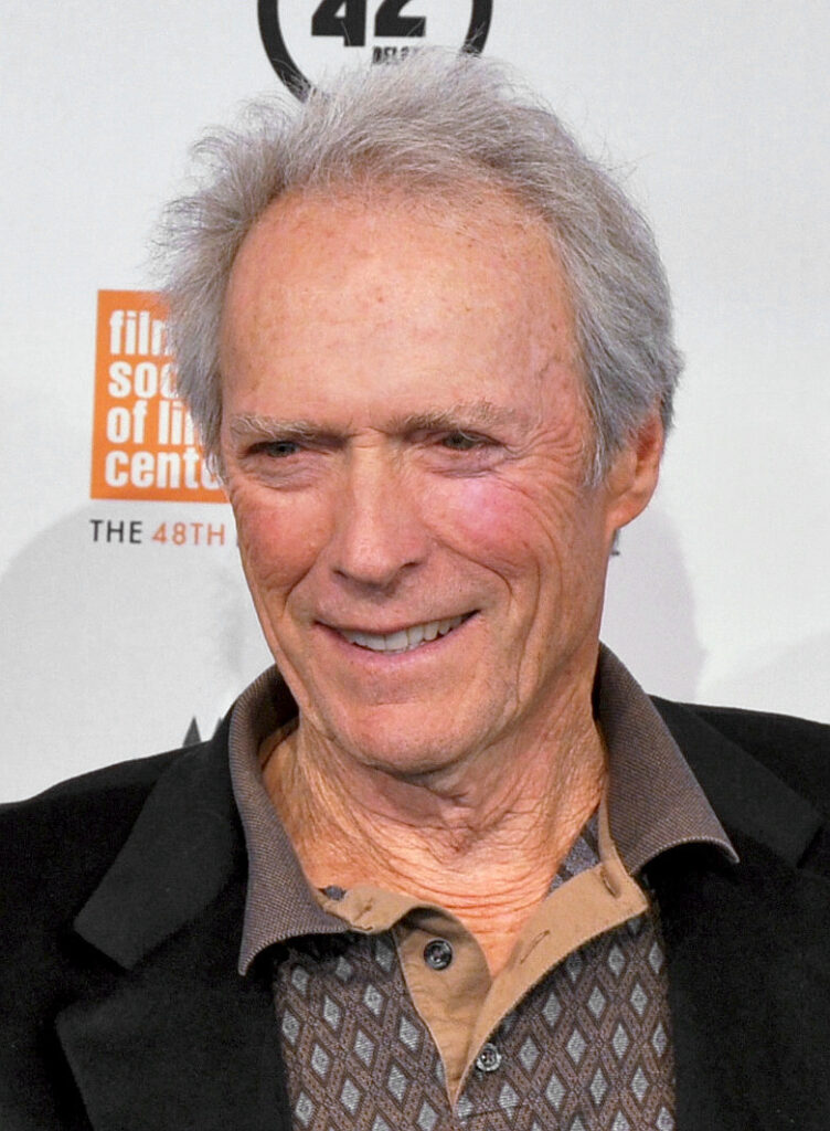 Portrait of Clint Eastwood.