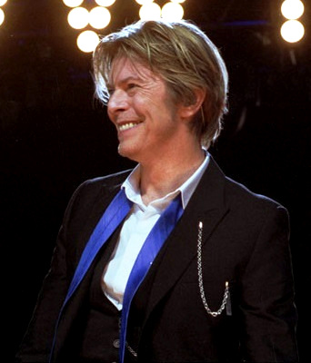 Portrait of David Bowie.