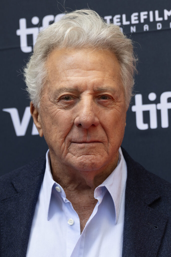 Portrait of Dustin Hoffman.