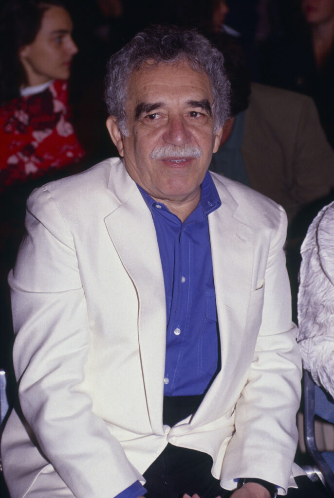 Portrait of Gabriel Garcia Marquez.