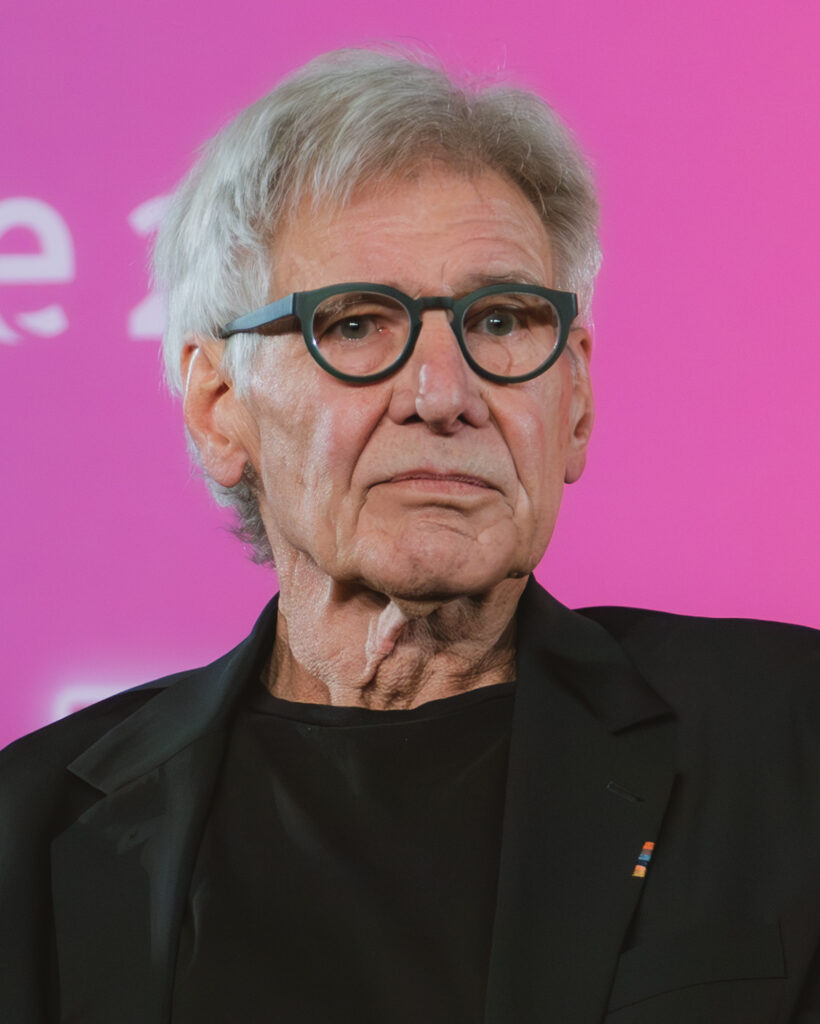 Portrait of Harrison Ford.