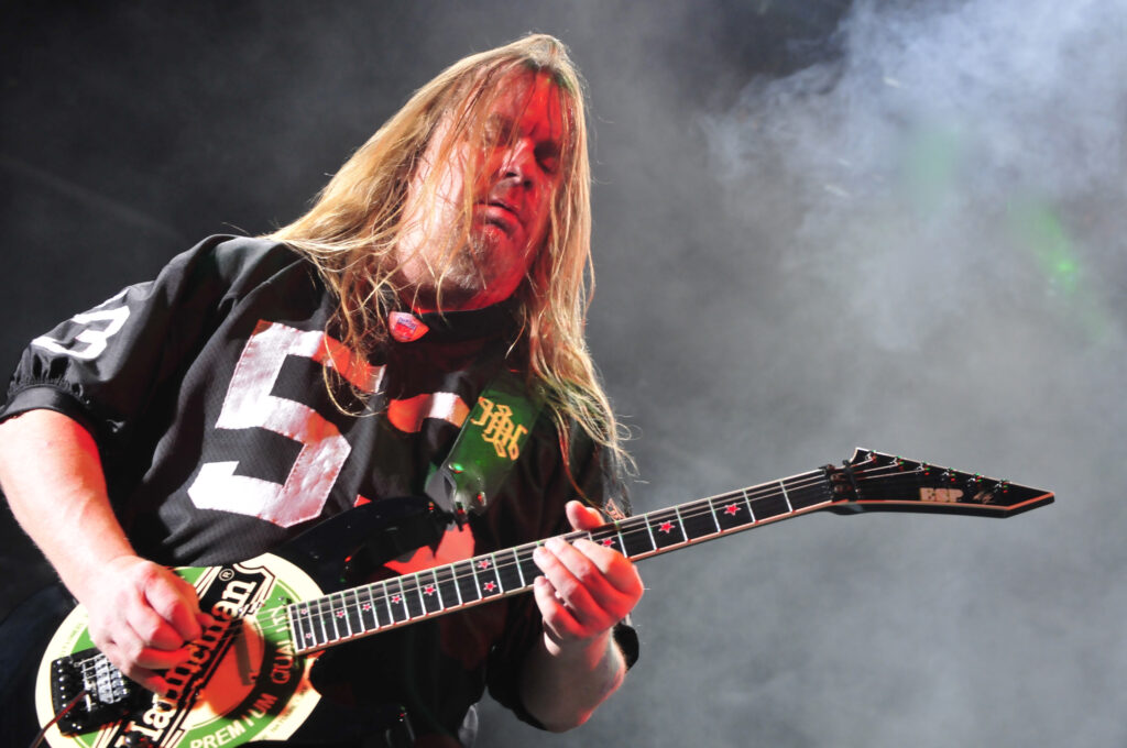 Portrait of Jeff Hanneman.