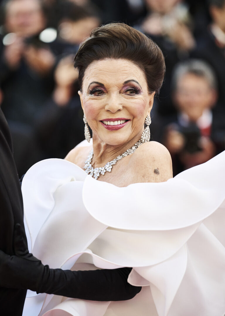 Portrait of Joan Collins.