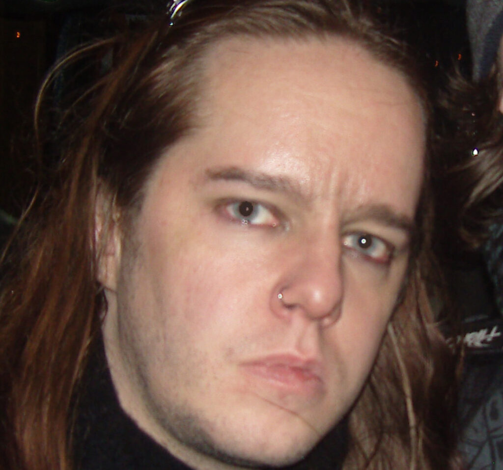 Portrait of Joey Jordison.