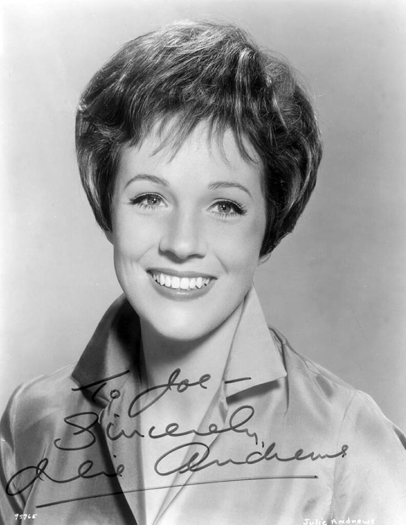 Julie Andrews in a circa 1965 publicity portrait
