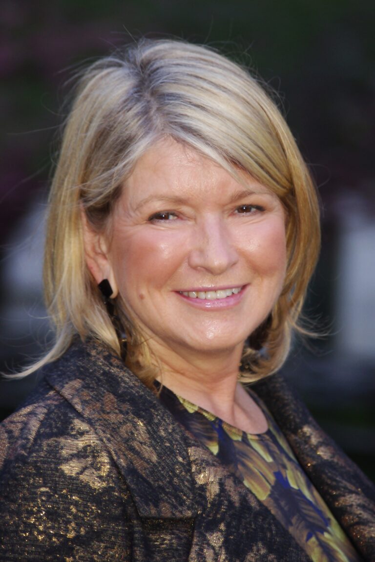 Portrait of Martha Stewart.