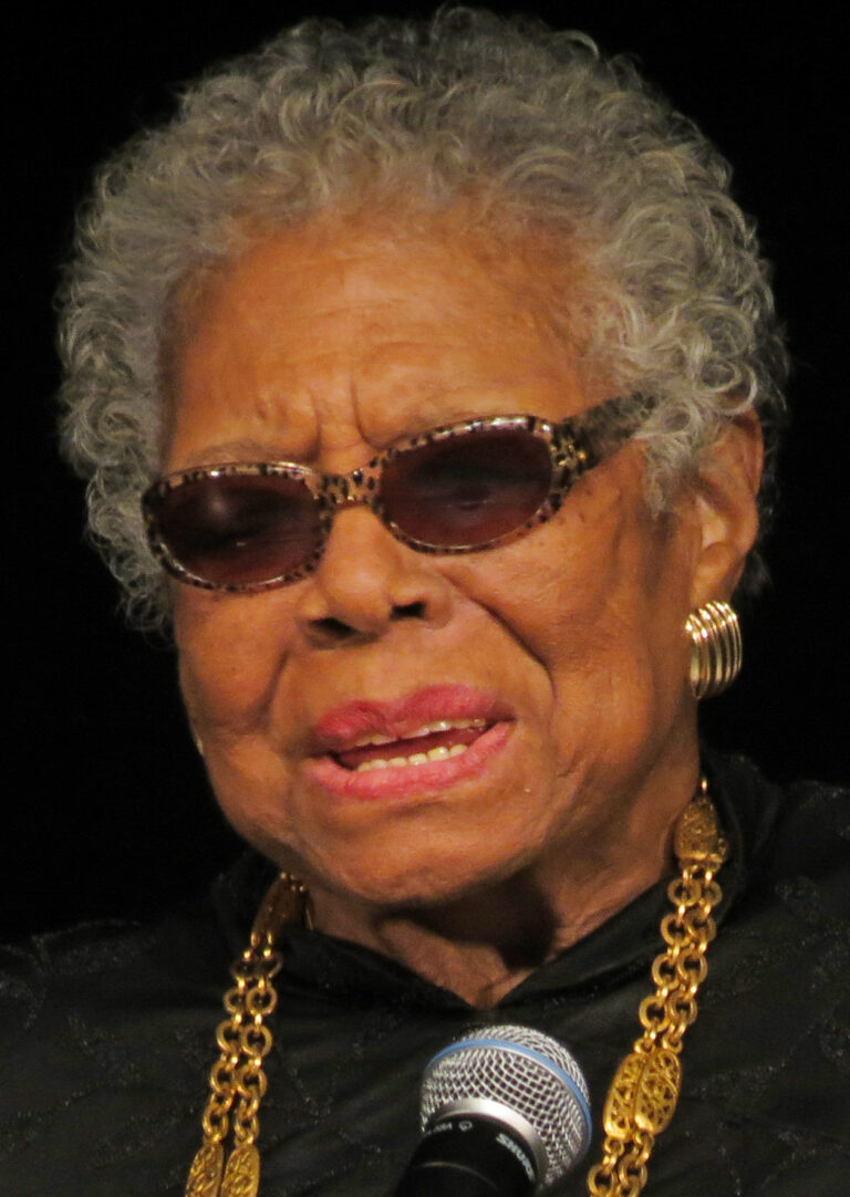 Portrait of Maya Angelou.