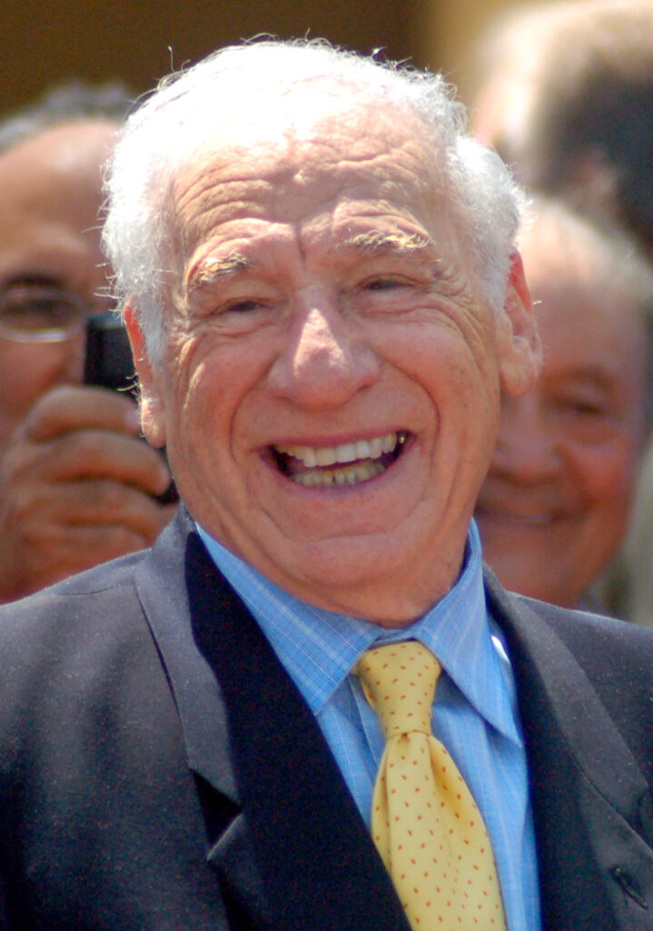 Portrait of Mel Brooks.