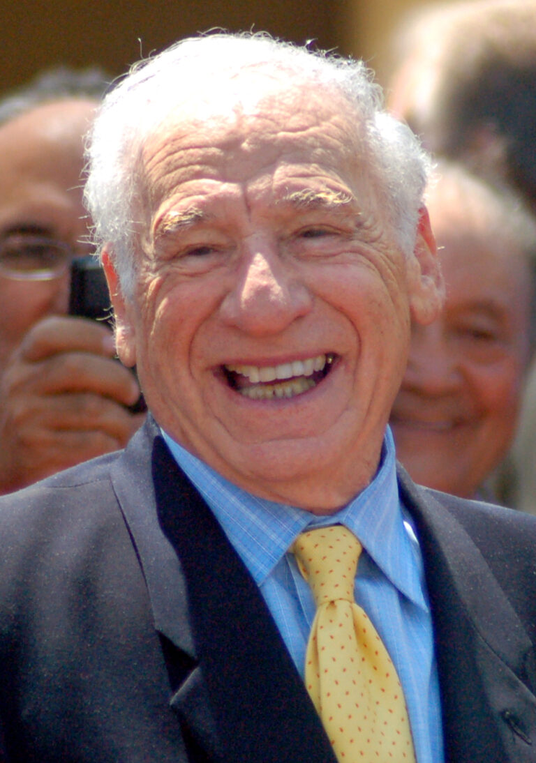 Portrait of Mel Brooks.