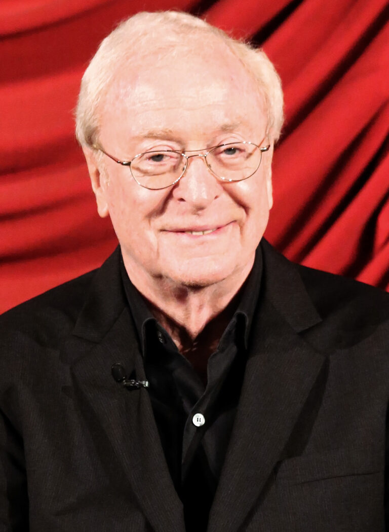 Portrait of Michael Caine.