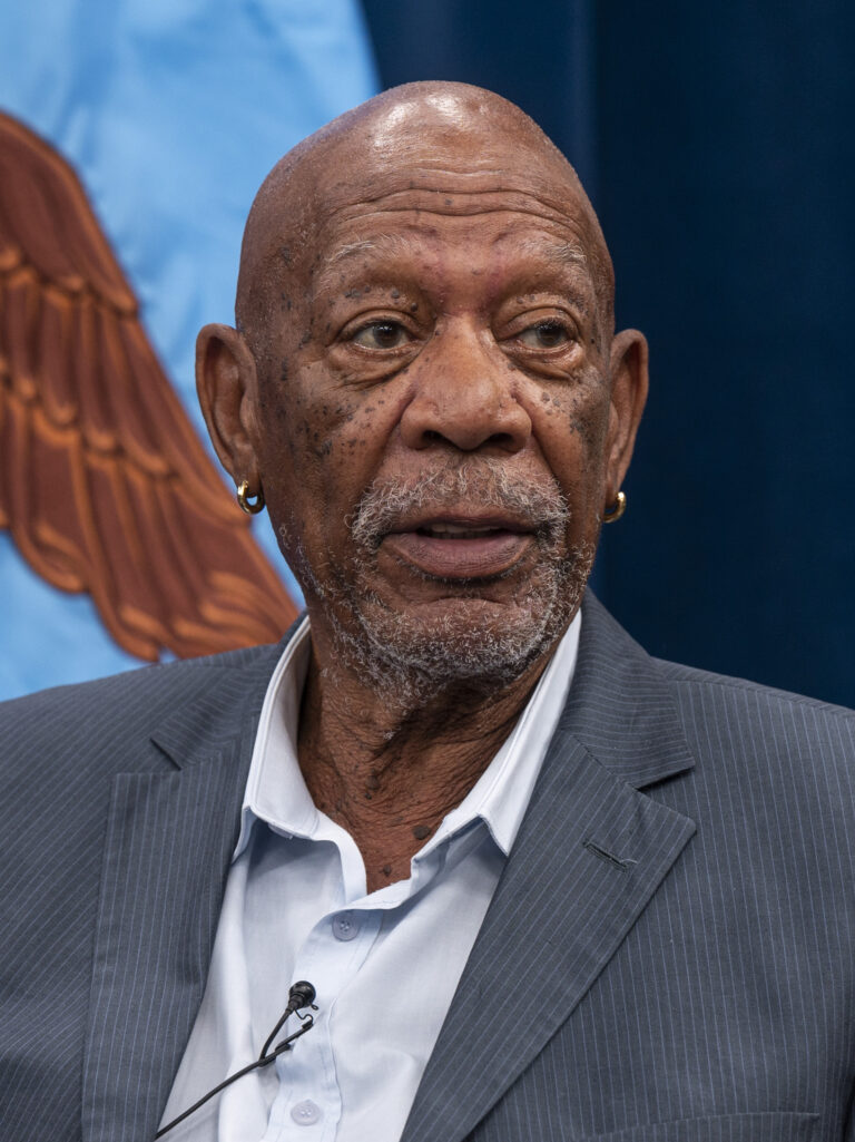 Portrait of Morgan Freeman.