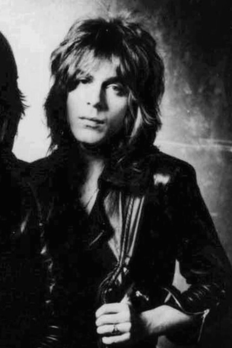 Portrait of Randy Rhoads.