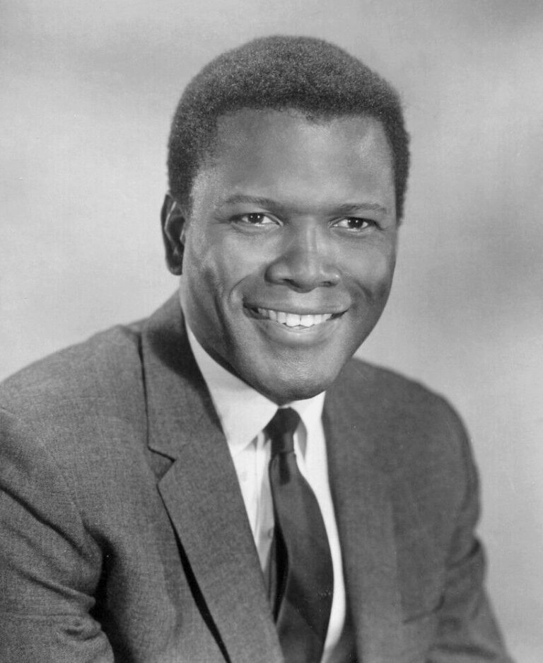 Portrait of Sidney Poitier.
