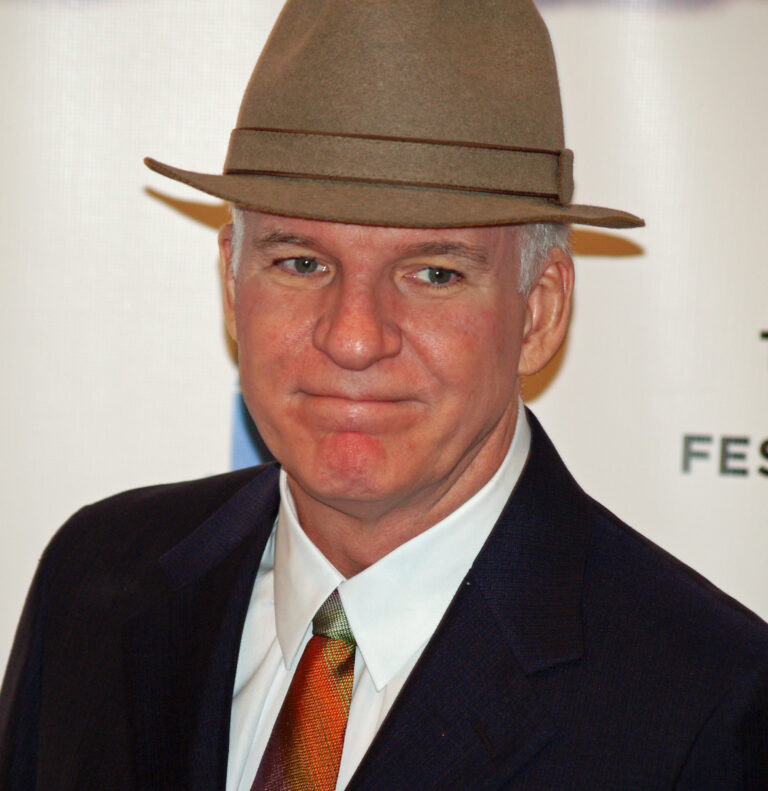 Portrait of Steve Martin at the 2008 Tribeca Film Festival.