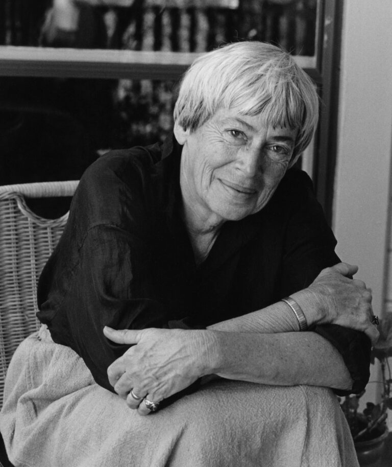 Portrait of Ursula K. Le Guin.