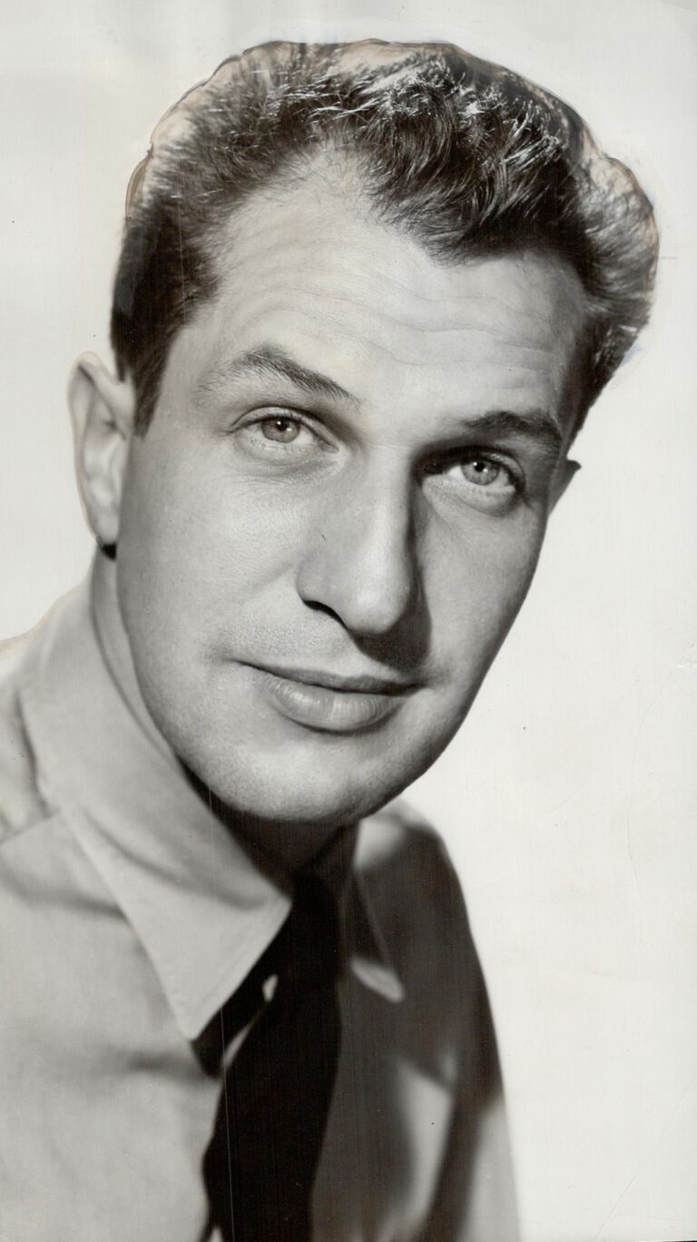 Portrait of Vincent Price.