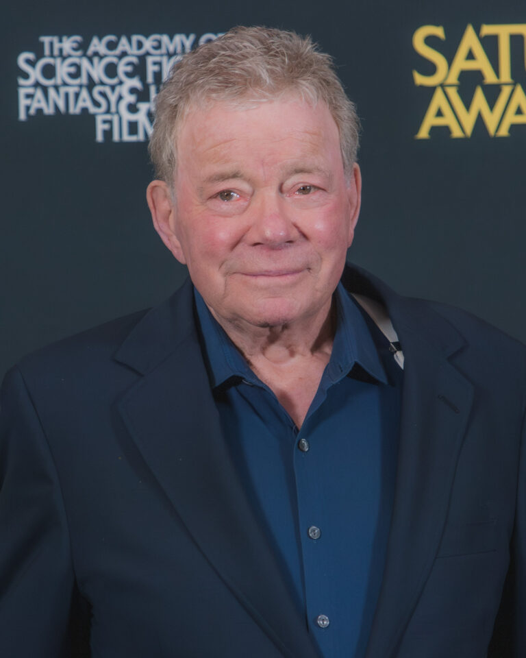 Portrait of William Shatner.